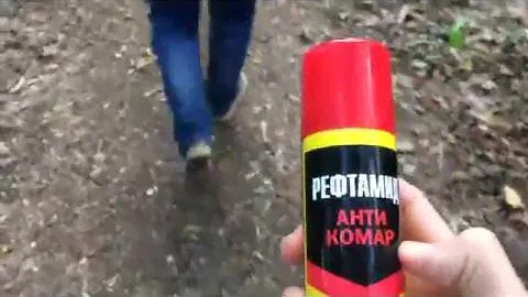 тестирование репеллента от комаров в лесу