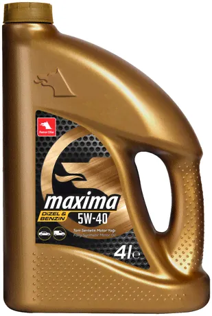 Моторное масло Petrol Ofisi синтетическое Maxima 5W40 4л
